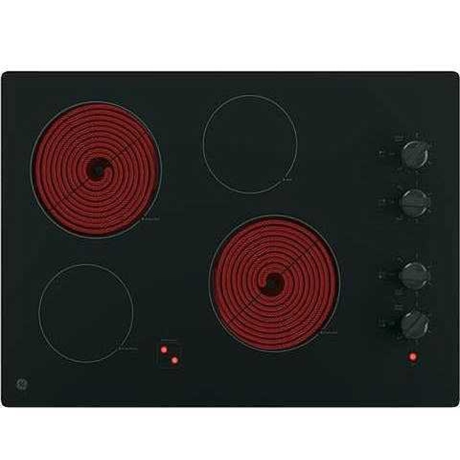 Enseres Casa Muebles | Ge® 30" Built-In Knob Control Electric Cooktop