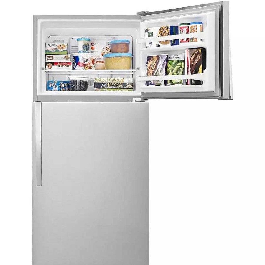 Enseres Casa Muebles | 30 Inch Top Freezer Refrigerator With 18 Cu. Ft. Capacity