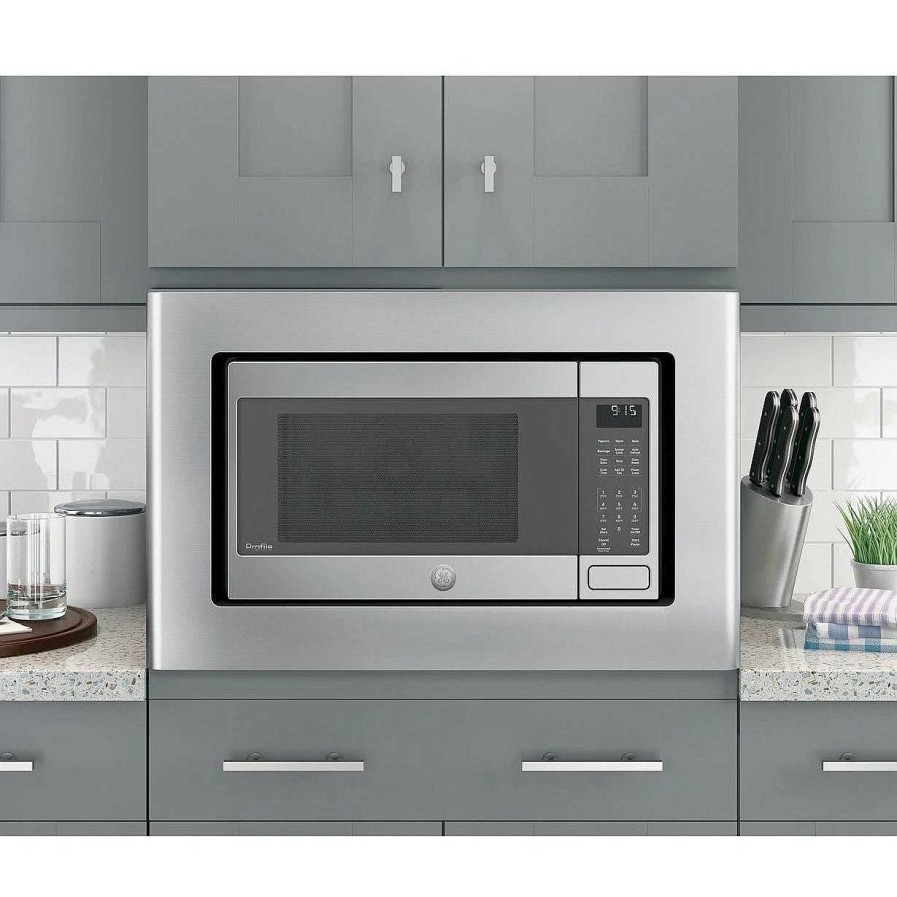 Enseres Casa Muebles | Ge Profile 1.5 Cu. Ft. Countertop Convection/Microwave Oven