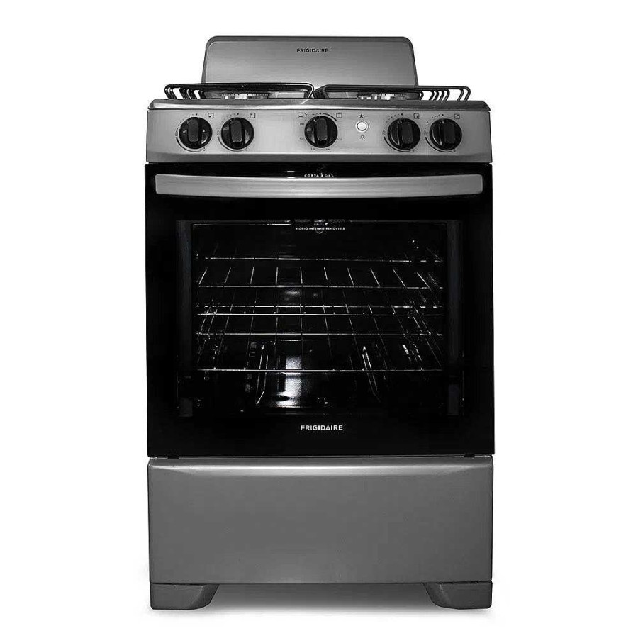 Enseres Casa Muebles | Frigidaire 20 Inch Gray Free Standing Gas Range 4 Burners