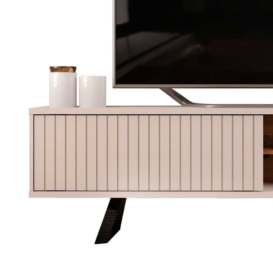 Salas Casa Muebles | Gloria Tv Stand - Off White/Walnut