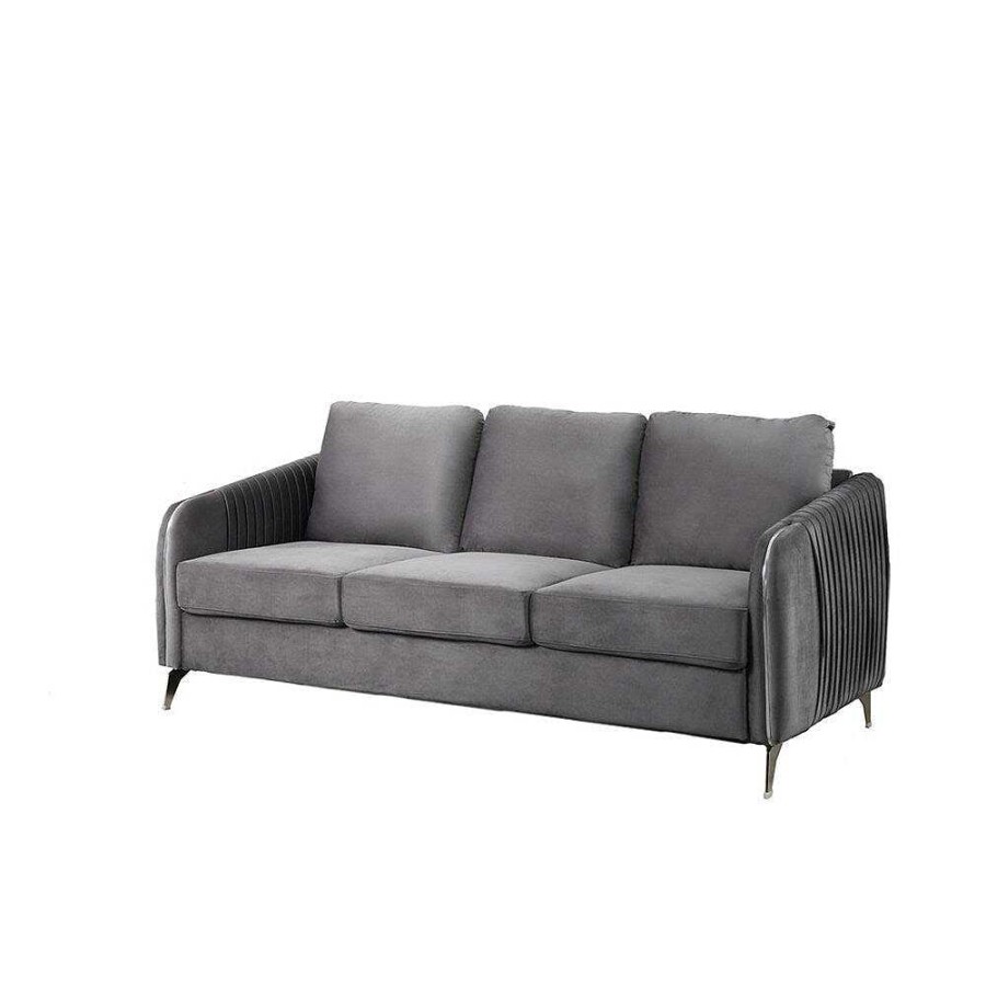 Salas Casa Muebles | Velvet Fabric Sofa Loveseat Living Room Set