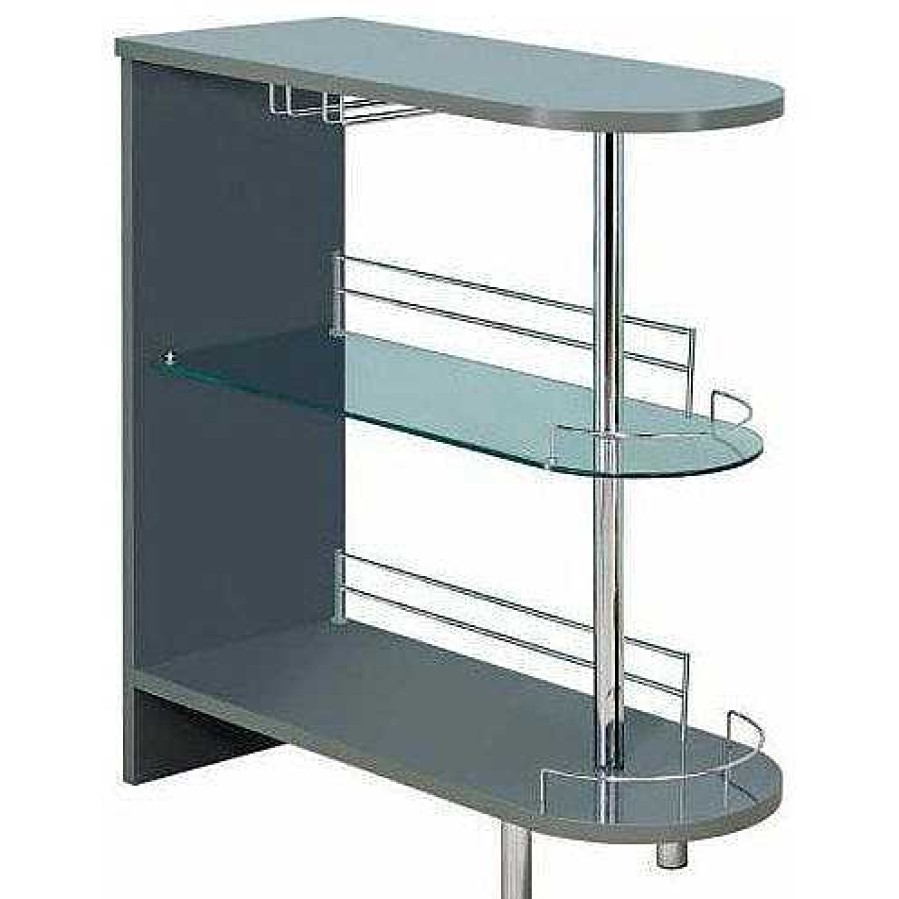 Salas Casa Muebles | Bar Unit Glossy Grey