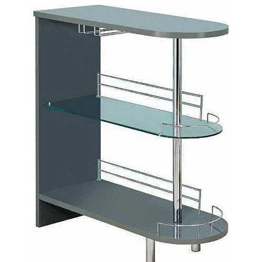 Enseres Casa Muebles | Bar Unit Glossy Grey