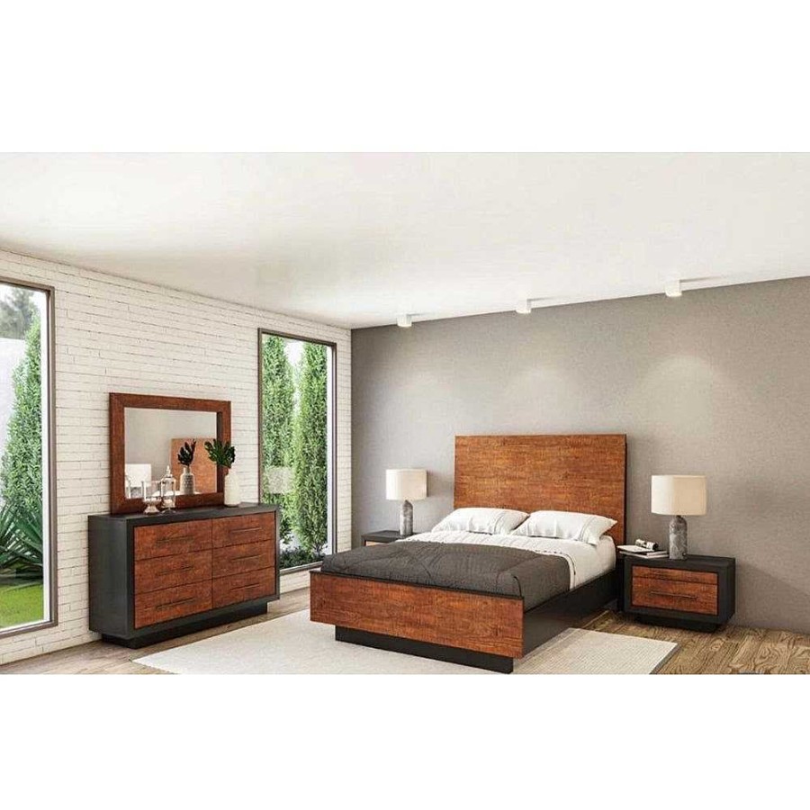 Habitaci N Casa Muebles | Bedroom - Lotus Collection 100% Madera Full