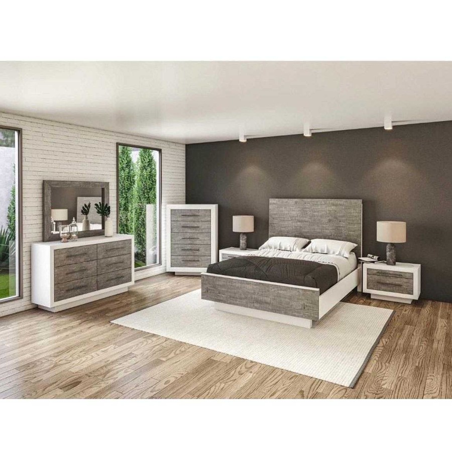 Habitaci N Casa Muebles | Bedroom - Lotus Collection 100% Madera Queen