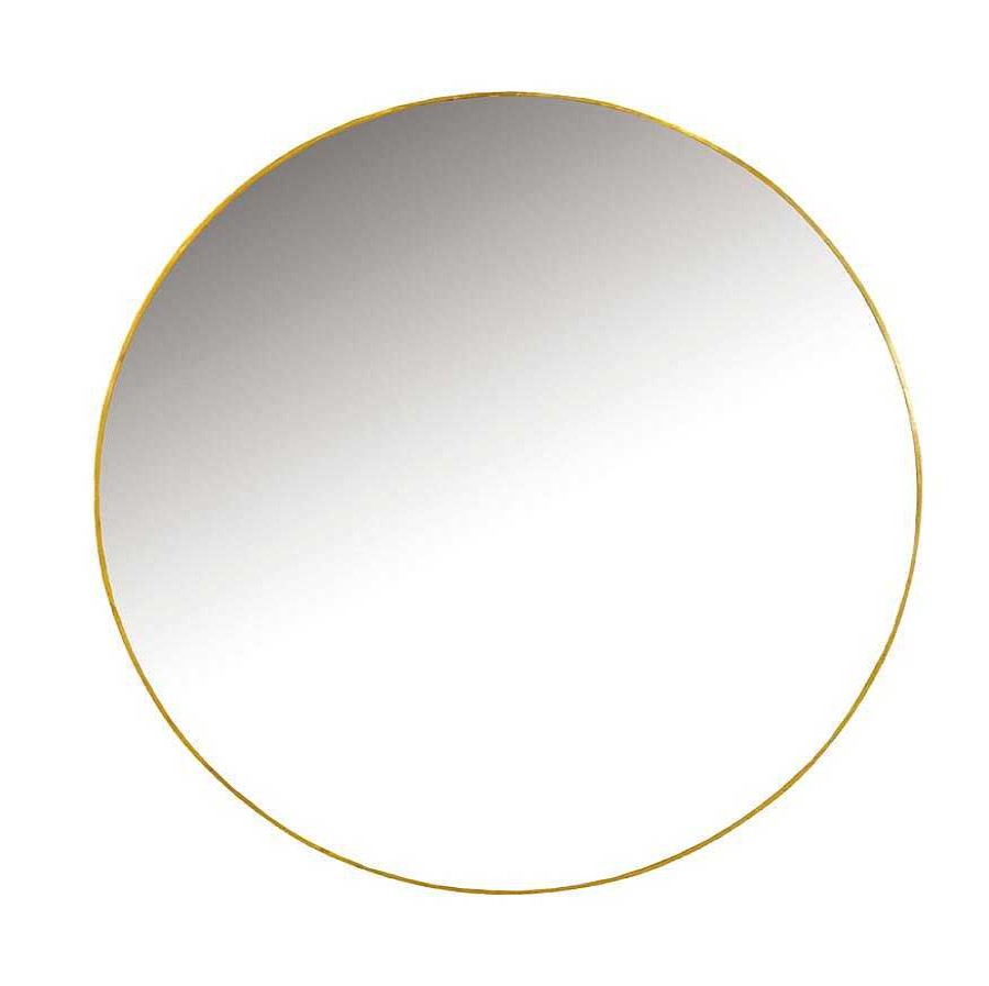 Decor Casa Muebles | Hermione Round Wall Mirror Gold