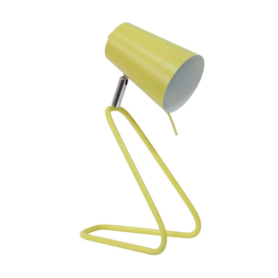 Decor Casa Muebles | Metal 12" Kneeling Desk Lamp,Yellow