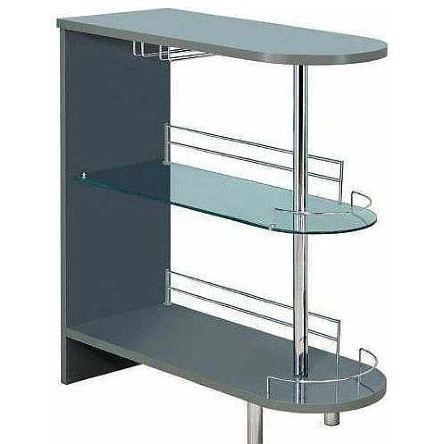 Enseres Casa Muebles | Bar Unit Glossy Grey