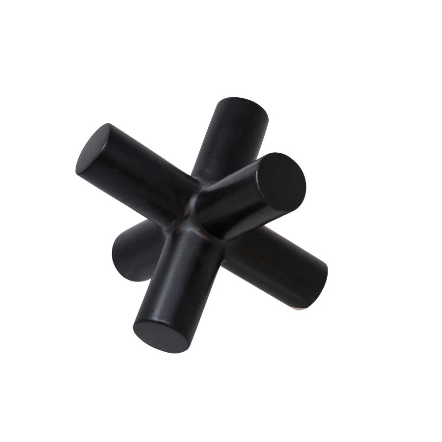 Decor Casa Muebles | Matte Black Ceramic Jacks