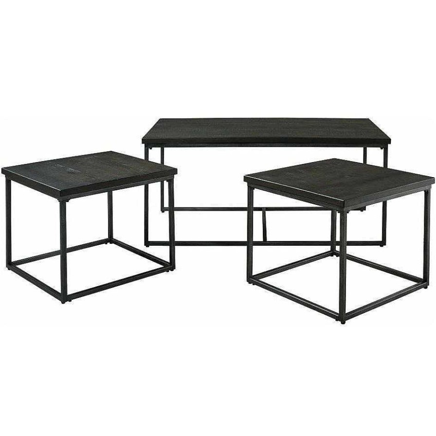 Salas Casa Muebles | Trio De Mesas Fabien Collection Coffee Table Set