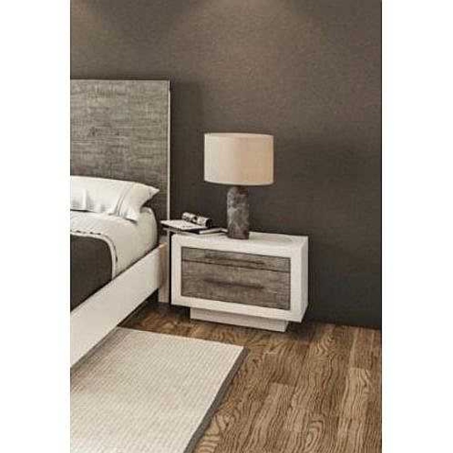 Habitaci N Casa Muebles | Mesa De Noche - Lotus Collection 100% Madera